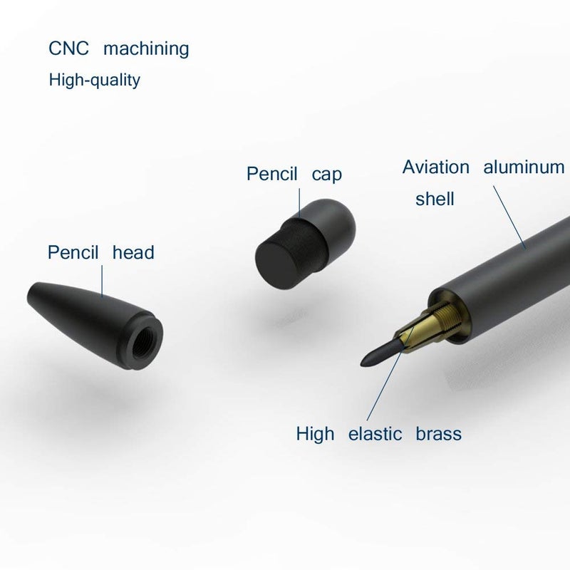 WSD Mechanical Pencils, Magnetic Control Pencil, CNC Machined, Universal 2.0mm Pencil Refill, Black - Image 4